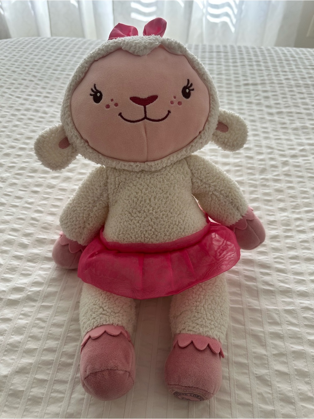 Doc McStuffin Pink Tutu Lambie the Lamb Disney Store Plushie 15’